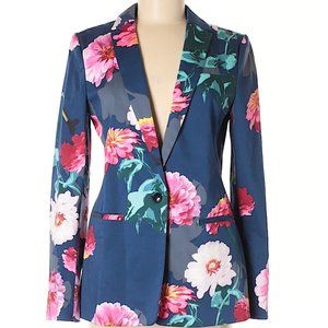 Banana Republic Floral Blazer - Blue and Pink